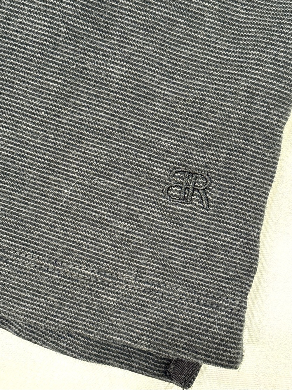 Banana Republic Men's Polo Shirt - Charcoal Gray - Picture 4 of 5